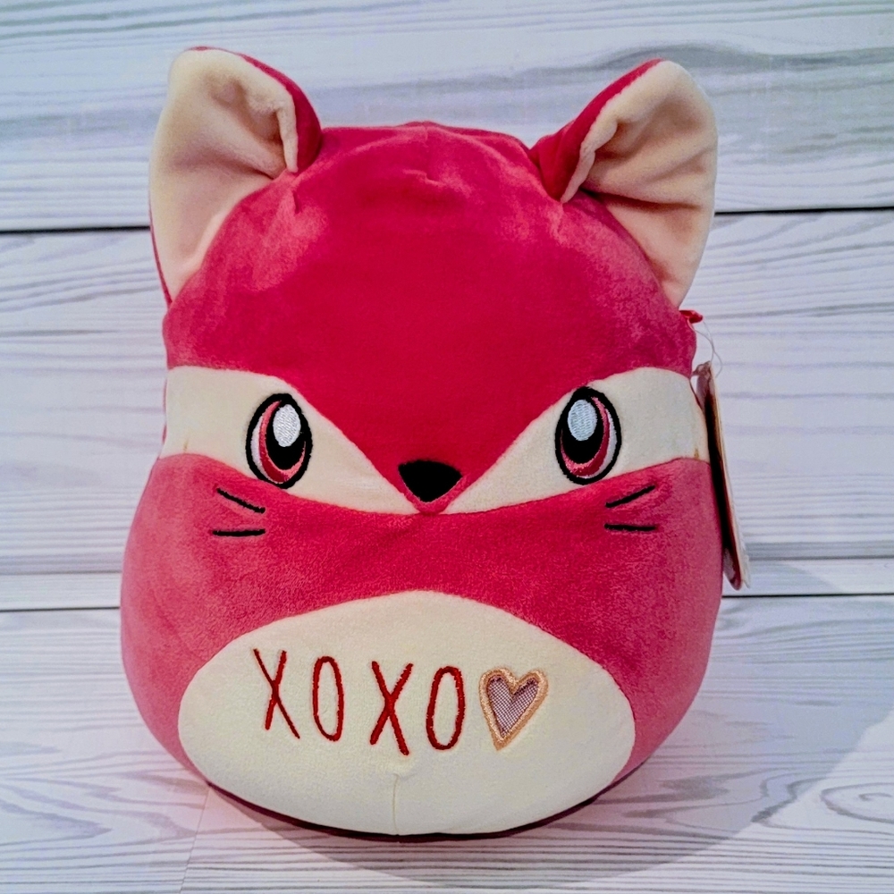 NWT Pink Squishmallows Fox Plush Toy Named Fern